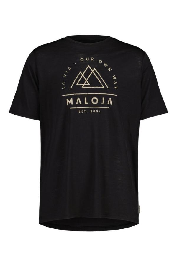 Maloja KalmbergM. Mountain Tee deep black M
