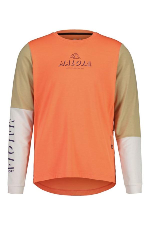 Maloja HaunoldM. Enduro Shirt strawberry multi M