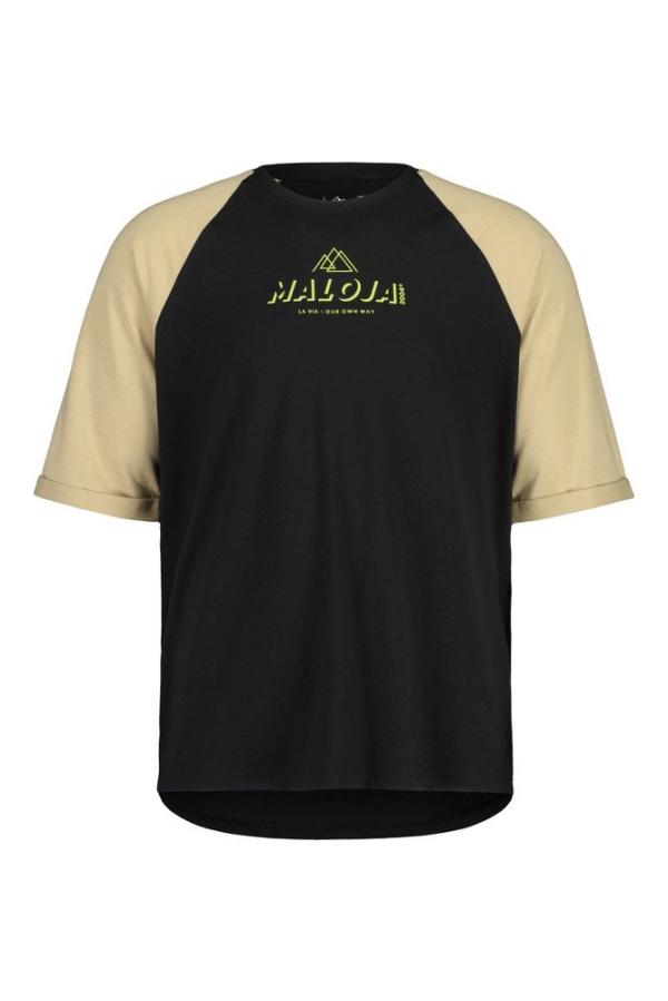 Maloja AnderterM. Enduro Tee deep black multi S