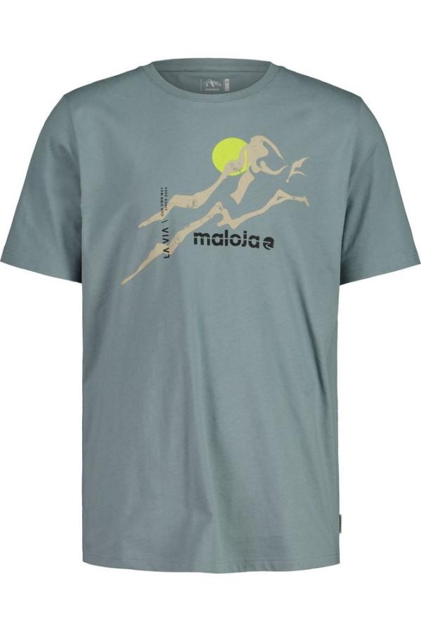 Maloja RainbachM. Traceable BioRe Tee sage S