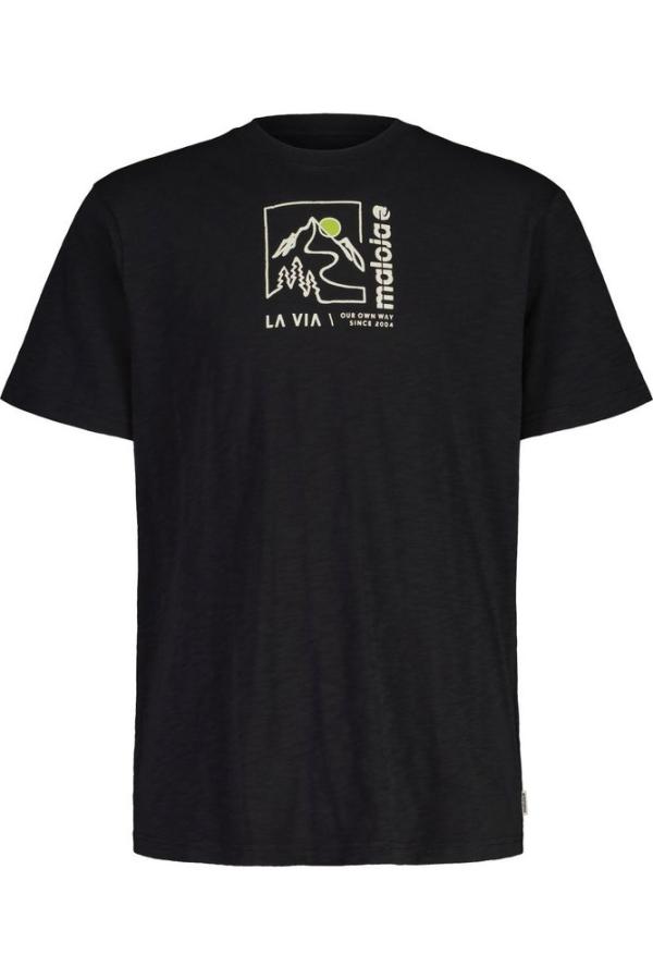 Maloja BraccaM. Organic Cotton Tee deep black M