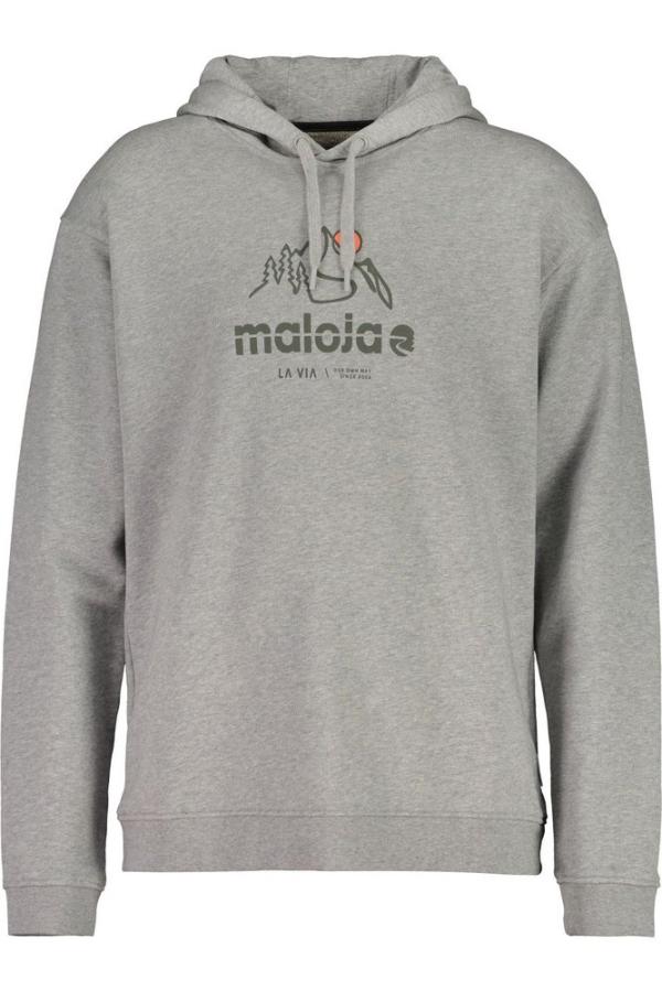 Maloja DroM. Organic Sweat Hoody grey melange L