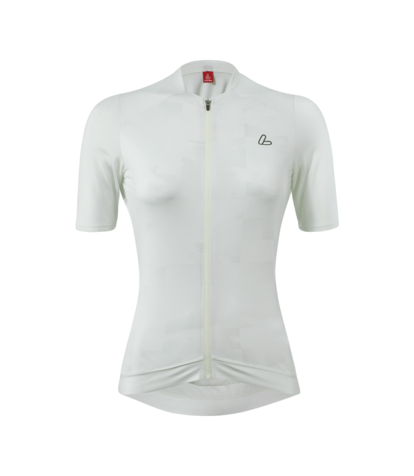 L&ouml;ffler W BIKE JERSEY FZ SKYS STORM MID CREME WHITE 38