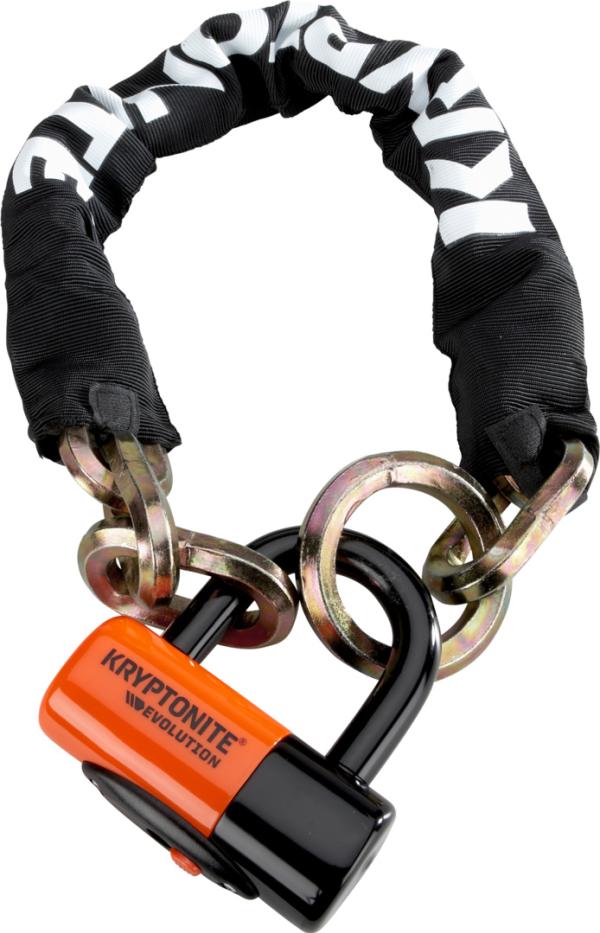 Kryptonite Kettenschloss New York Cinch Ring 1275 mit Evolution Disc Lock