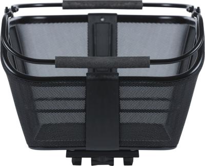 Basil Cento Tech Fiber Fahrradkorb Nordlicht MIK, schwarz Produktbild 1