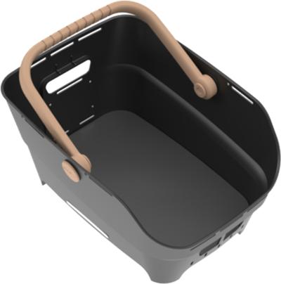 Basil Cento Neo MIK Fahrradkorb hinten, schwarz Produktbild 2