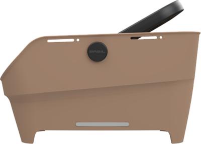 Basil Cento Neo MIK Fahrradkorb hinten, sandfarben Produktbild 1