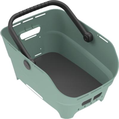 Basil Cento Neo MIK Fahrradkorb hinten, silber-gr?n Produktbild 2