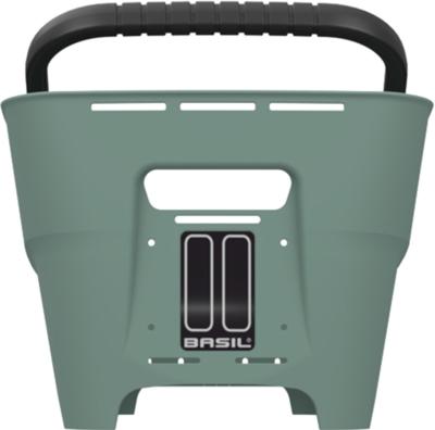 Basil Cento Neo MIK Fahrradkorb hinten, silber-gr?n Produktbild 3
