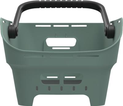 Basil Cento Neo MIK Fahrradkorb hinten, silber-gr?n Produktbild 4