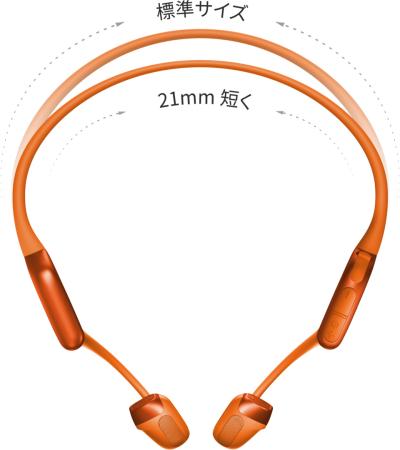 Shokz OpenRun Pro 2 Mini USB-C Orange Produktbild 3
