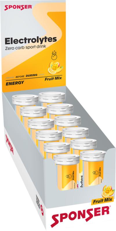 Sponser Electrolytes Display, FRUIT MIX (12 x 10 ? 4.5 g) Produktbild 1
