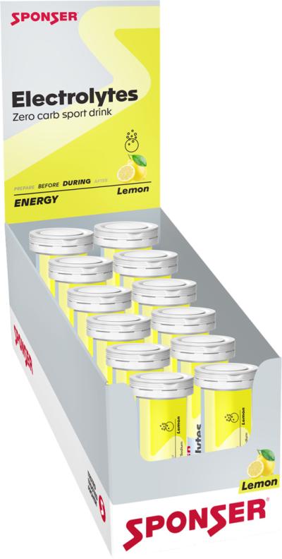 Sponser Electrolytes Display, LEMON (12 x 10 ? 4.5 g) Produktbild 1
