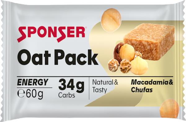 Sponser Oat Pack, MACADAMIA Display (30 x 60 g)