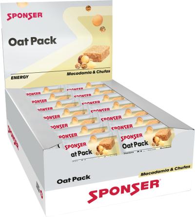 Sponser Oat Pack, MACADAMIA Display (30 x 60 g) Produktbild 1