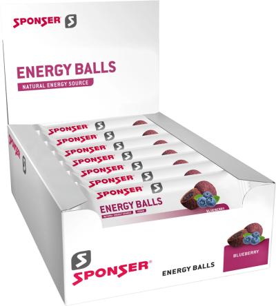 Sponser Energy Balls, BLUEBERRY Display (18 x 45 g) Produktbild 1
