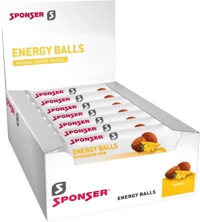 Sponser Energy Balls, MANGO Display (18 x 45 g) Produktbild 1
