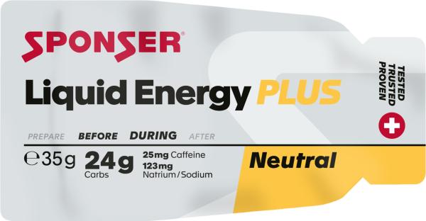 Sponser Liquid Energy PLUS,  (40 x 35 g) Sachets