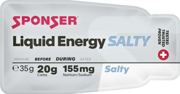 Sponser Liquid Energy, SALTY Display (40 x 35 g) Sachets