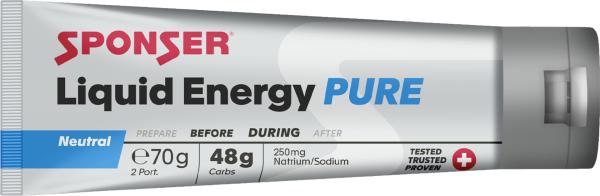 Sponser Liquid Energy PURE, Display (18 x 70 g) Tuben