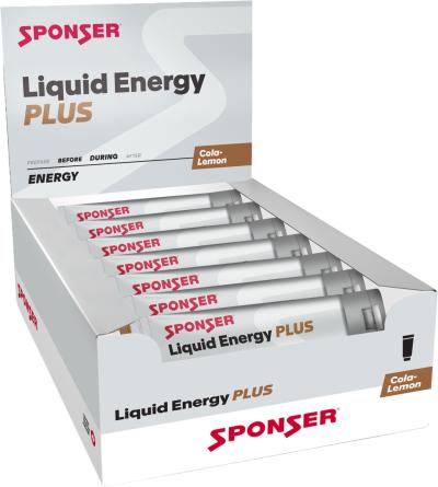 Sponser Liquid Energy Plus, COLA-LEMON Display (18 x 70 g) Tuben Produktbild 1
