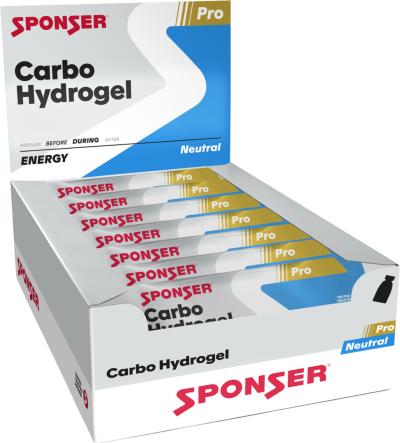 Sponser Carbo Hydrogel, NEUTRAL Display (20 x 60 g) Produktbild 1