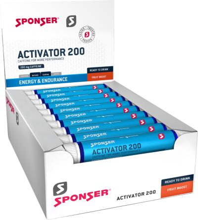 Sponser Activator 200, FRUIT BOOST Display (30 x 25 ml) Produktbild 1