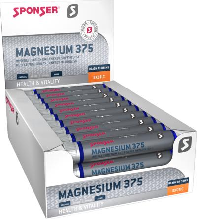 Sponser Magnesium 375, EXOTIC Display (30 x 25 ml) Produktbild 1