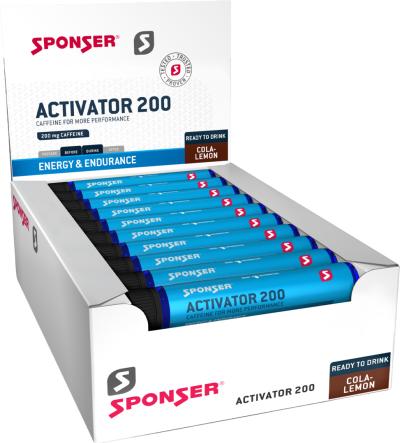 Sponser Activator 200, COLA-LEMON Display (30 x 25 ml) Produktbild 1