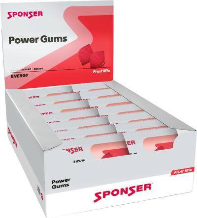 Sponser Power Gums, FRUIT MIX Display (20 x 75 g) Produktbild 1