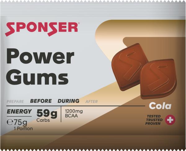 Sponser Power Gums, COLA Display (20 x 75 g)