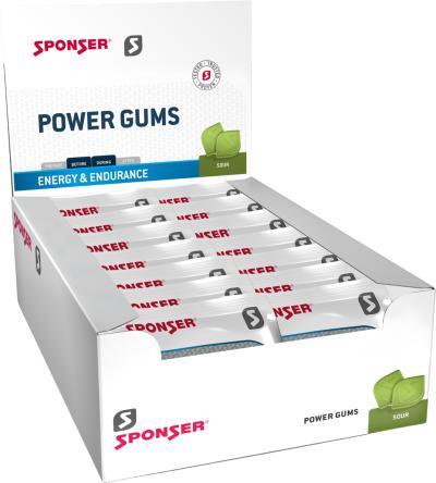 Sponser Power Gums, SOUR Display (20 x 75 g) Produktbild 1