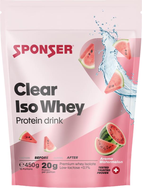 Sponser Clear Iso Whey, WATERMELON (450 g)