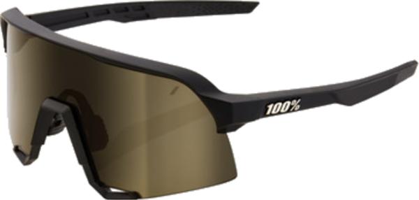 100percent Brille S3 Soft Tact Black-Soft Gold Mirror Lens