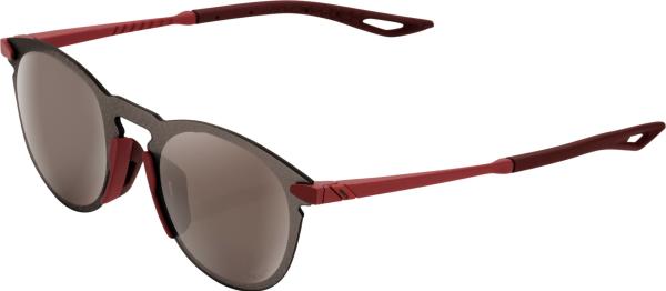 100percent Brille Legere Round Soft Tact Crimson-HiPER Silver Mirror Lens