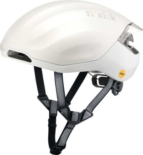 Fizik Kudo Aero Helmet + Light weiss M