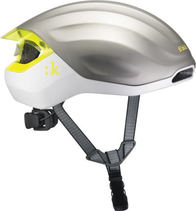 Fizik Kudo Aero Helmet + Light silber L Produktbild 2