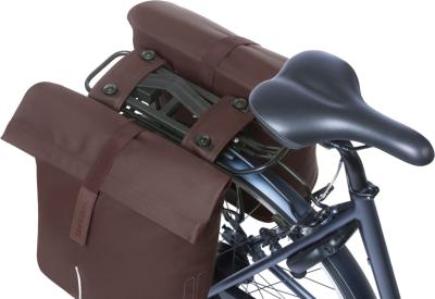 Basil City Fahrrad Doppeltasche MIK, 28-32L, roasted brown Produktbild 4
