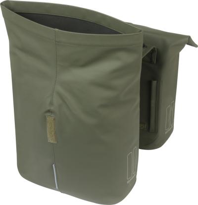 Basil City Fahrrad Doppeltasche MIK, 28-32L, moss green Produktbild 2