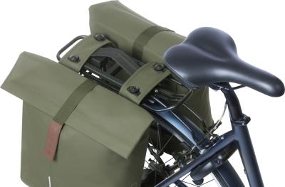 Basil City Fahrrad Doppeltasche MIK, 28-32L, moss green Produktbild 4