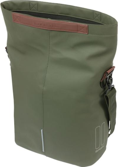 Basil City Fahrradshopper MIK Hooks 14-16L moosgr?n Produktbild 2