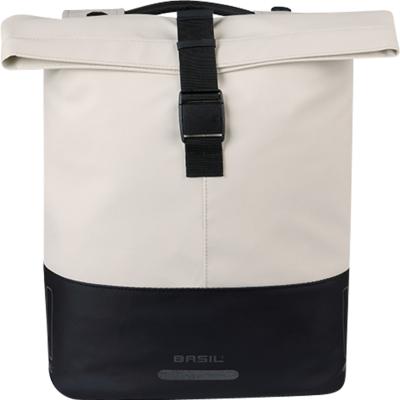 Basil Cove Fahrrad-Doppeltasche MIK, 28-32L, creme-schwarz Produktbild 1