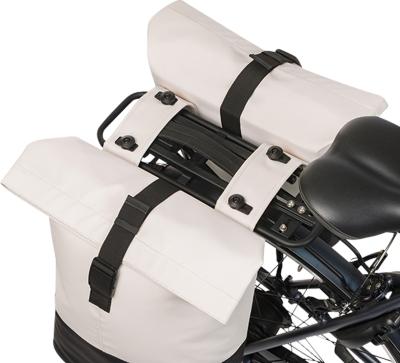 Basil Cove Fahrrad-Doppeltasche MIK, 28-32L, creme-schwarz Produktbild 4