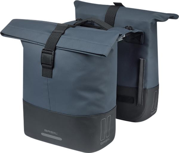 Basil Cove Fahrrad-Doppeltasche MIK, 28-32L, navy-schwarz