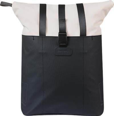 Basil Vive Shopper MIK Hooks, 15-20L, cremefarben-schwarz Produktbild 2