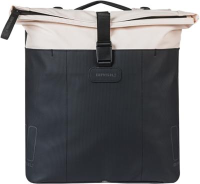 Basil Vive Fahrrad-Doppeltasche MIK, 28-35L, creme-schwarz Produktbild 1