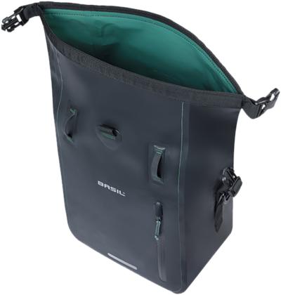 Basil Rivo M Einzeltasche, Tarp. MIK Hooks, 12-15L, schwarz Produktbild 3