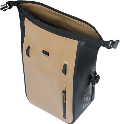 Basil Rivo M Einzeltasche, Tarp. MIK Hooks, 12-15L, sand-schwarz Produktbild 3