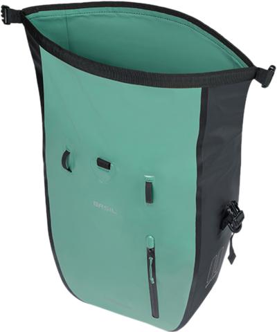 Basil Rivo M Einzeltasche, Tarp. MIK Hooks, 12-15L, gr?n-silber- Produktbild 3