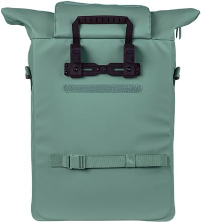 Basil Brooklyn Umh?ngetasche MIK Hooks, 17L, silber-gr?n Produktbild 3